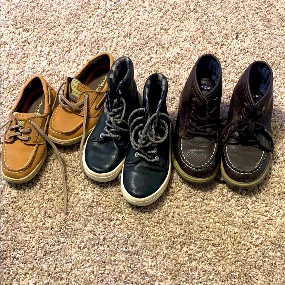 Boys size 13 shoes, lightly used.